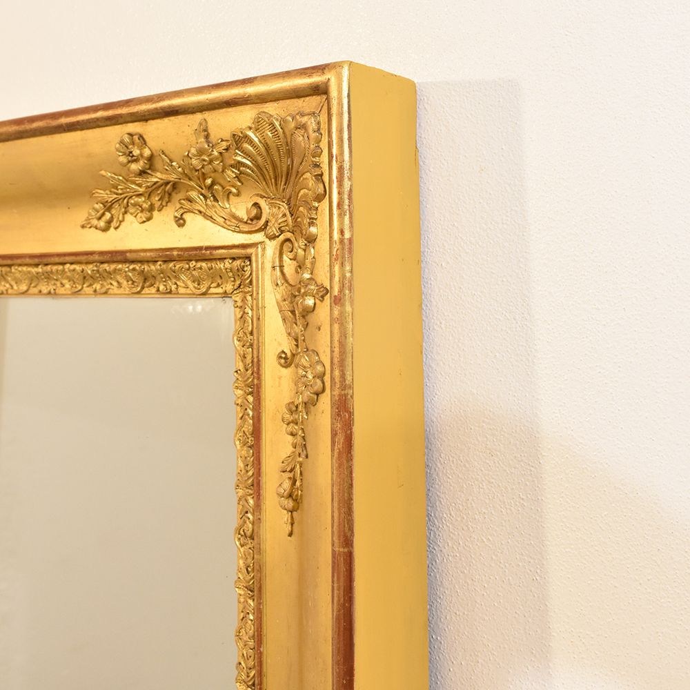 SPA94 mantel mirror antique golden mirror wall mouted mirror XIX century